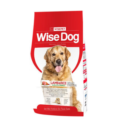 LÜKS Wise Dog Kuzu Etli ve Pirinçli Yetişkin Köpek Maması 15 Kg.