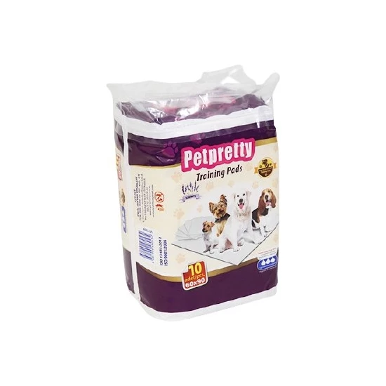 Pet Pretty Tuvalet Eğitim Çiş Pedi Lavantalı 60X90 10'lu