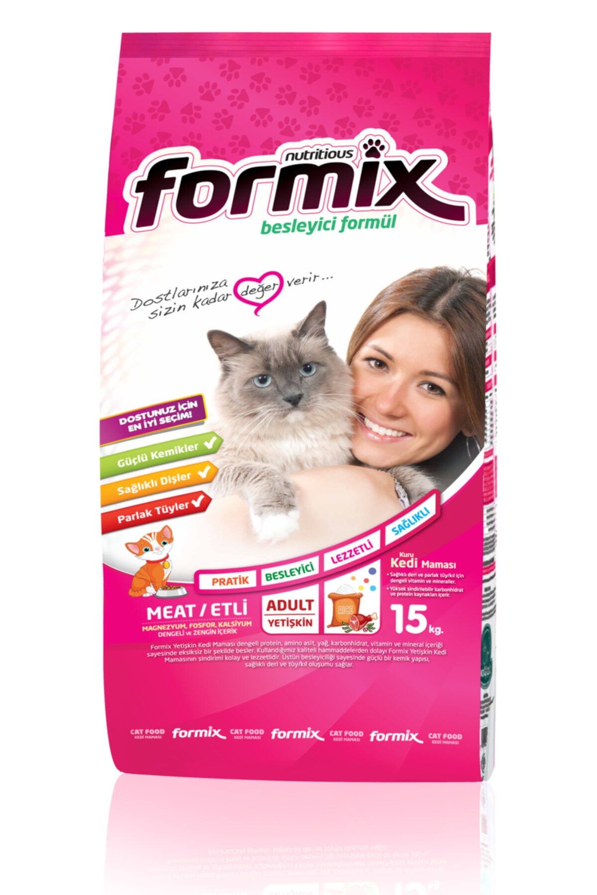 Formix Etli Kedi Maması 15 Kg.