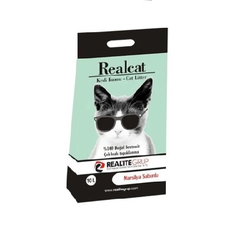 Real Cat Marsilya Sabunlu Kedi Kumu 10 Lt