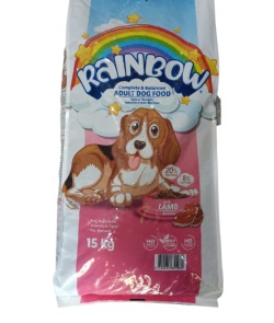 RAİNBOW KUZU ETLİ YETİŞKİN KÖPEK MAMASI 15 KG